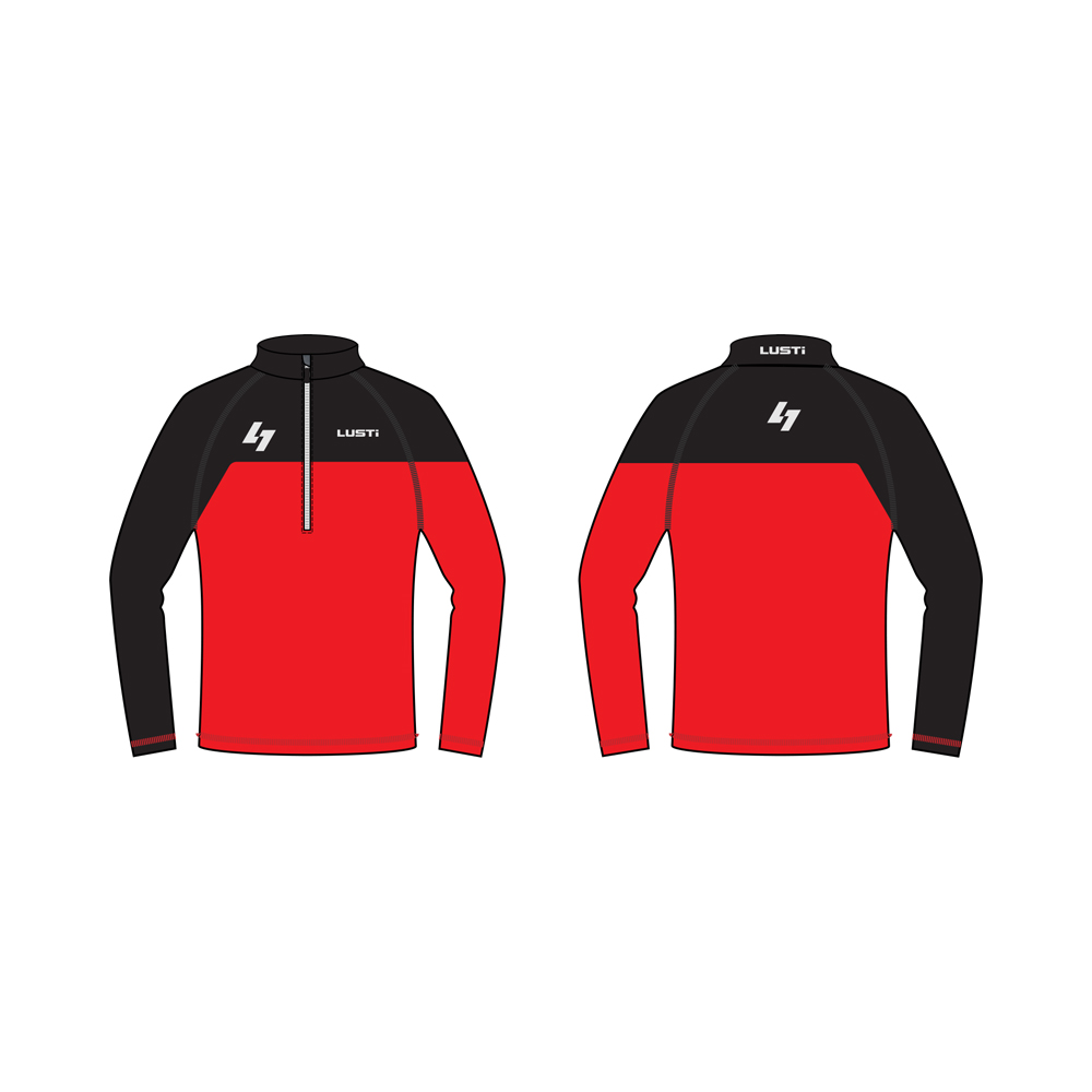 Zateplené lyžařské triko FLAP - RED L